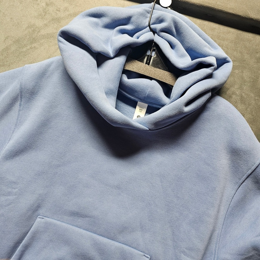 Lululemon Steady State SuperLoft Hoodie Prep‎ Blue (PREB) LW3KR5S XXS New